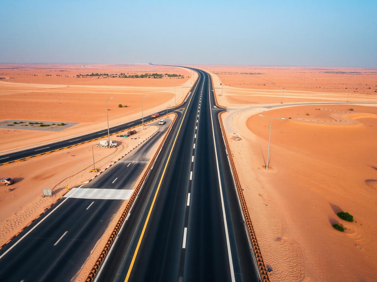 Al Dhafra Road Network